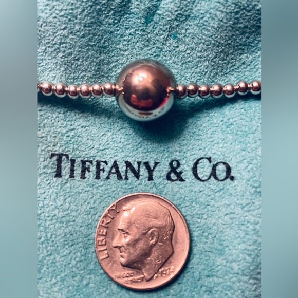 ✨ Rare Vintage Tiffany & Co. Elsa Peretti® 36” Sterling Silver Bead Necklace ✨ - Picture 10 of 10